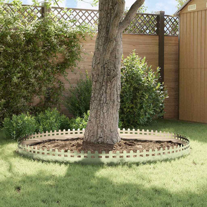 Lawn Edgings 20 pcs Silver 103 x 0.05 x 22 cm Stainless Steel