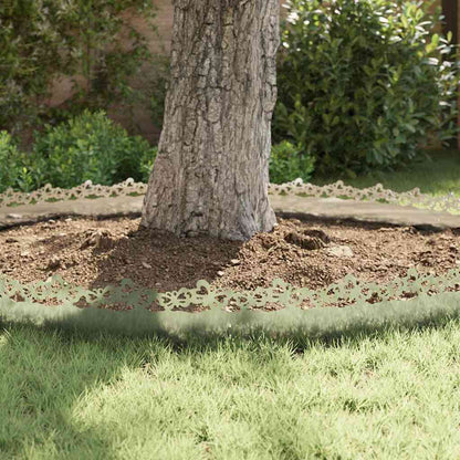 Lawn Edgings 10 pcs Silver 103 x 0.05 x 22 cm Galvanised Steel