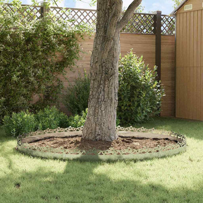 Lawn Edgings 30 pcs Silver 103 x 0.05 x 22 cm Galvanised Steel