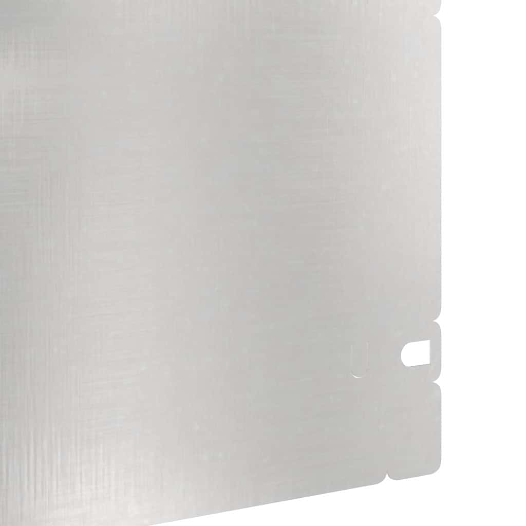 Lawn Edgings 30 pcs Silver 103 x 0.05 x 22 cm Stainless Steel