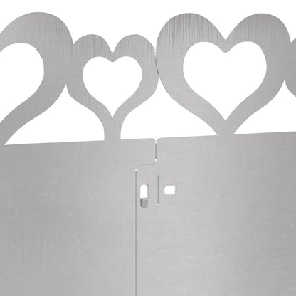 Lawn Edgings 30 pcs Silver 103 x 0.05 x 22 cm Stainless Steel