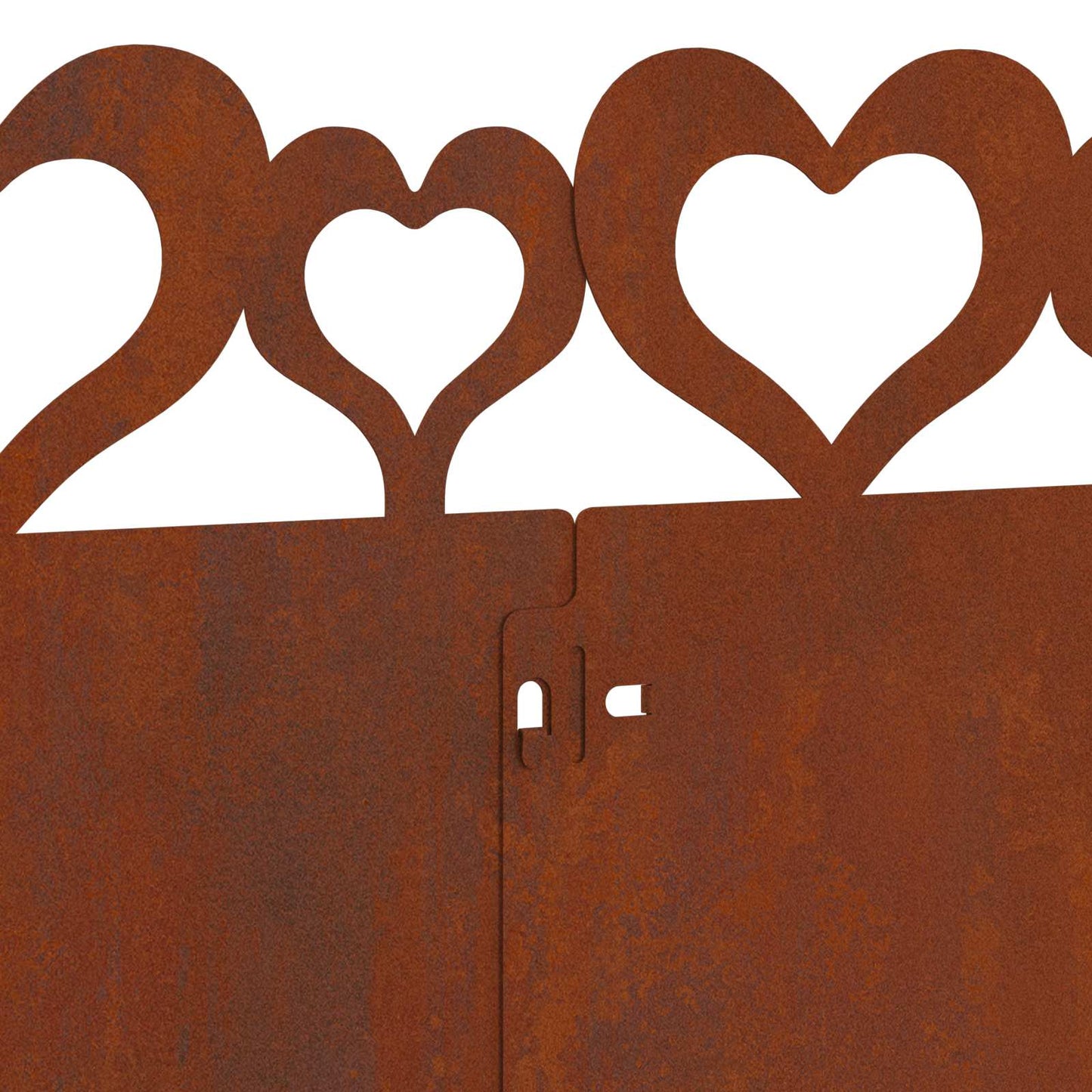 Lawn Edgings 30 pcs 103 x 0.05 x 22 cm Weathering Steel Rusty