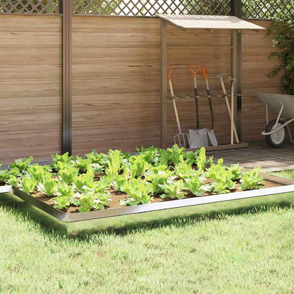 Snail Fence Silver 50 x 3.5 x 25 cm Stainless Steel