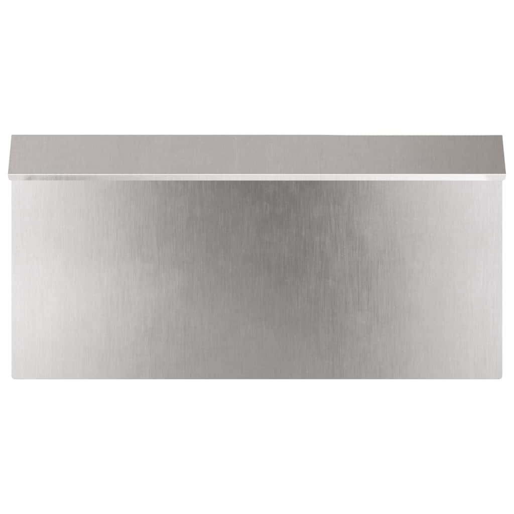 Snail Fence 4 pcs Silver 50 x 3.5 x 25 cm Stainless Steel