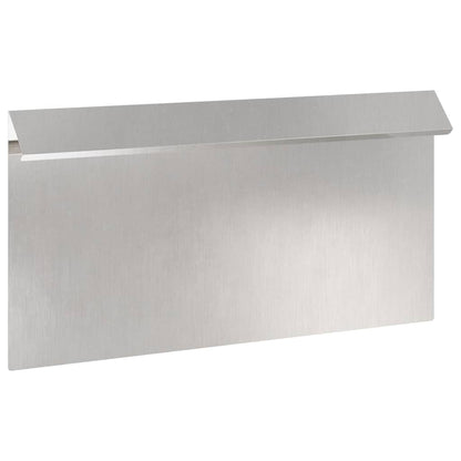 Snail Fence 16 pcs Silver 50 x 3.5 x 25 cm Stainless Steel