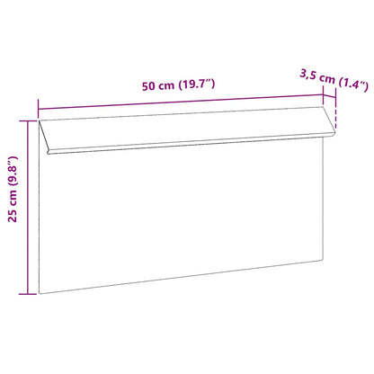 Snail Fence Silver 50 x 3.5 x 25 cm Galvanised Steel