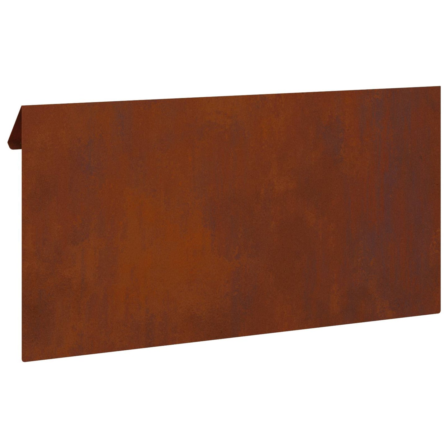Snail Fence 4 pcs 50 x 3.5 x 25 cm Weathering Steel Rusty