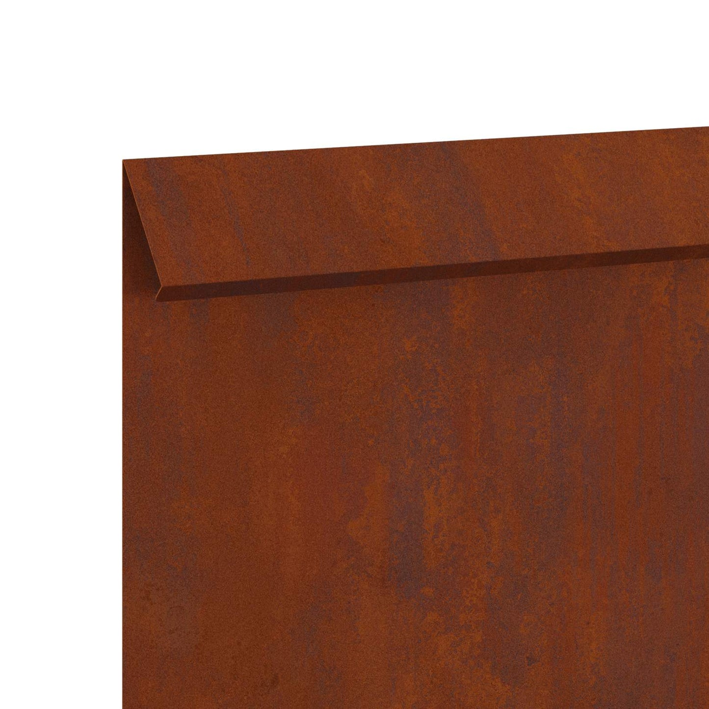 Snail Fence 16 pcs 50 x 3.5 x 25 cm Weathering Steel Rusty