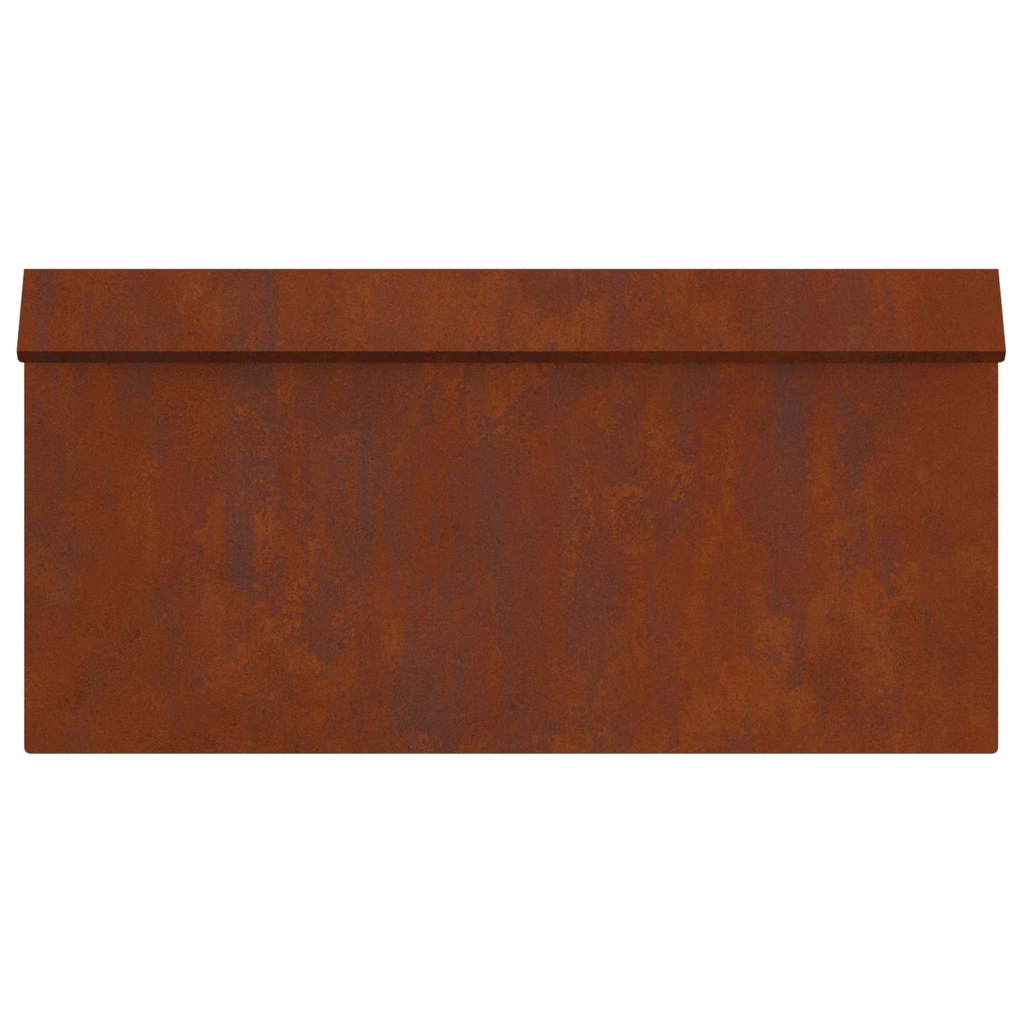 Snail Fence 16 pcs 50 x 3.5 x 25 cm Weathering Steel Rusty