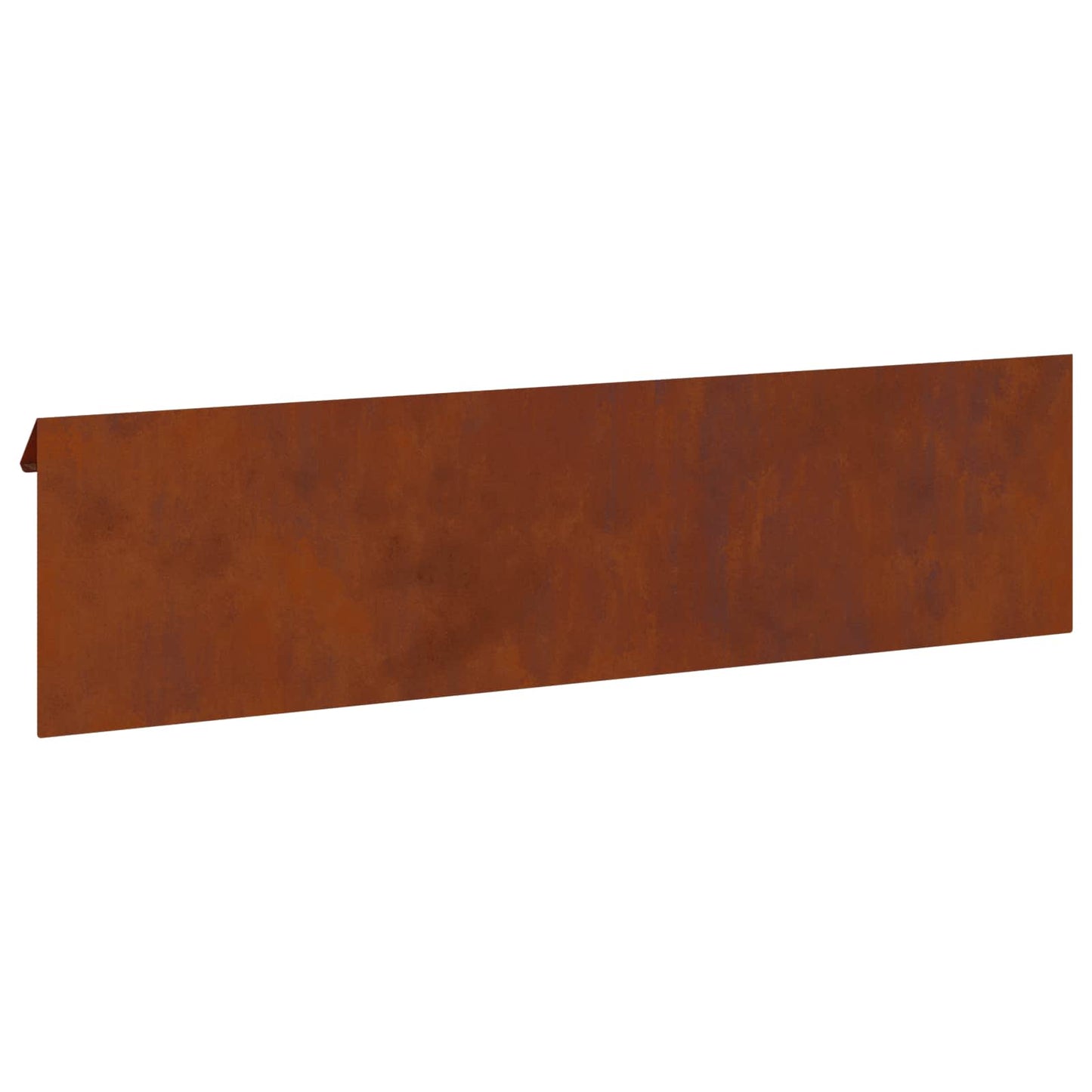 Snail Fence 16 pcs 100 x 3.5 x 25 cm Weathering Steel Rusty
