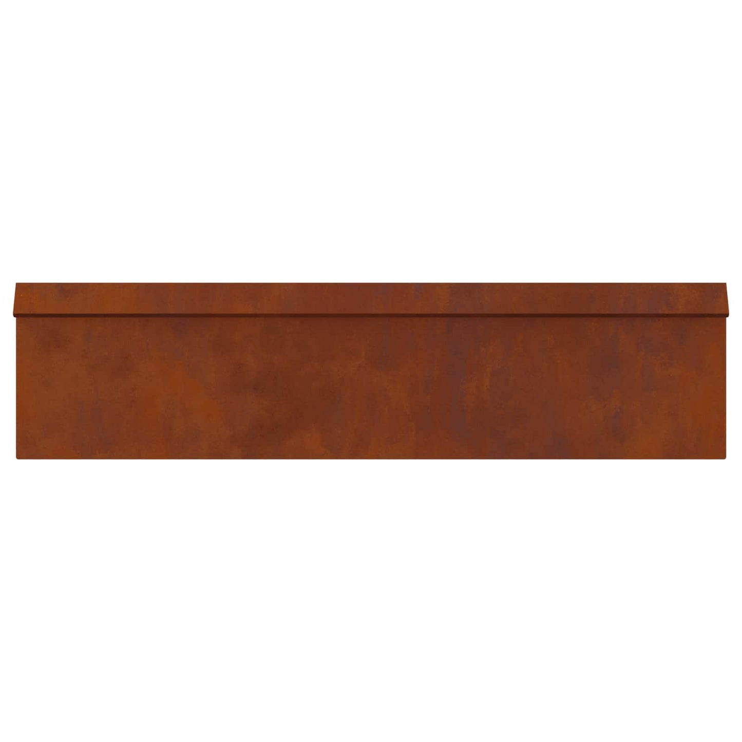 Snail Fence 16 pcs 100 x 3.5 x 25 cm Weathering Steel Rusty
