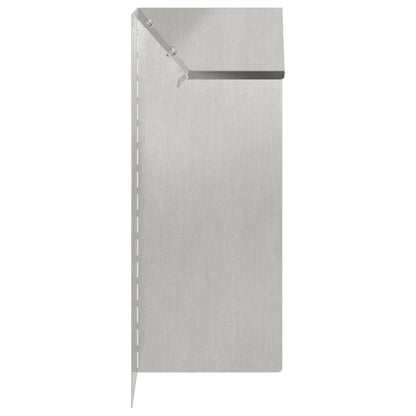 Snail Fence Silver 10 x 10 x 25 cm Stainless Steel