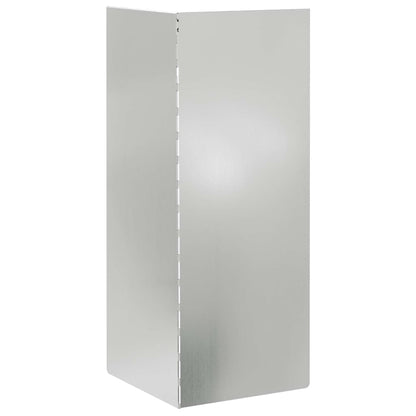 Snail Fence Silver 10 x 10 x 25 cm Galvanised Steel