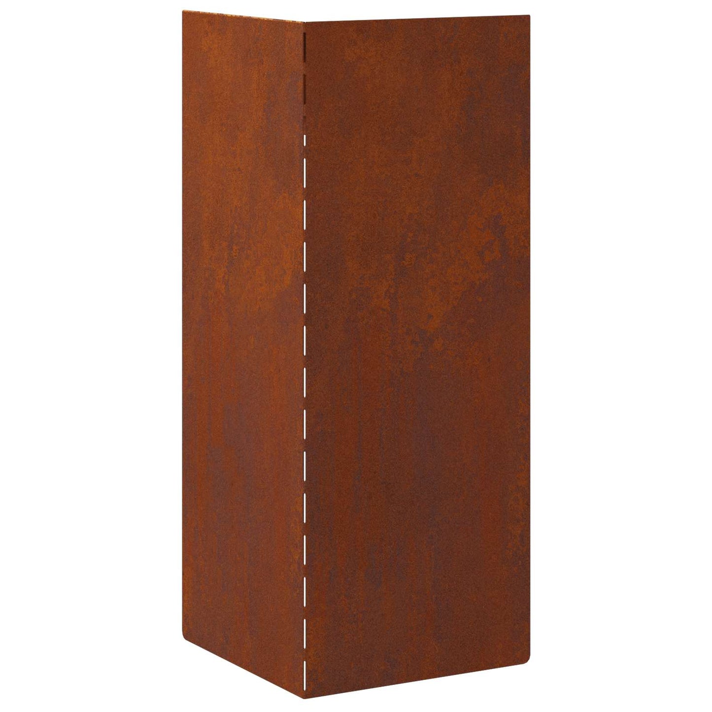 Snail Fence 10 x 10 x 25 cm Weathering Steel Rusty