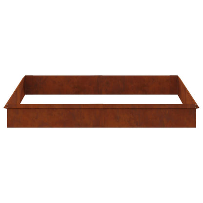 Snail Fences 12 pcs 100 x 3.5 x 25 cm Weathering Steel Rusty
