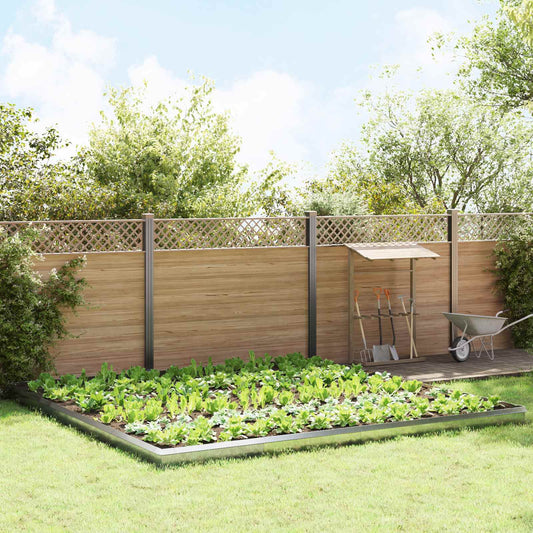 Snail Fences 20 pcs 100 x 3.5 x 25 cm Galvanised Steel Silver