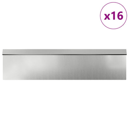 Snail Fences 20 pcs Silver Galvanised Steel