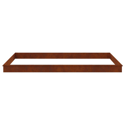 Snail Fences 20 pcs 100 x 3.5 x 25 cm Weathering Steel Rusty