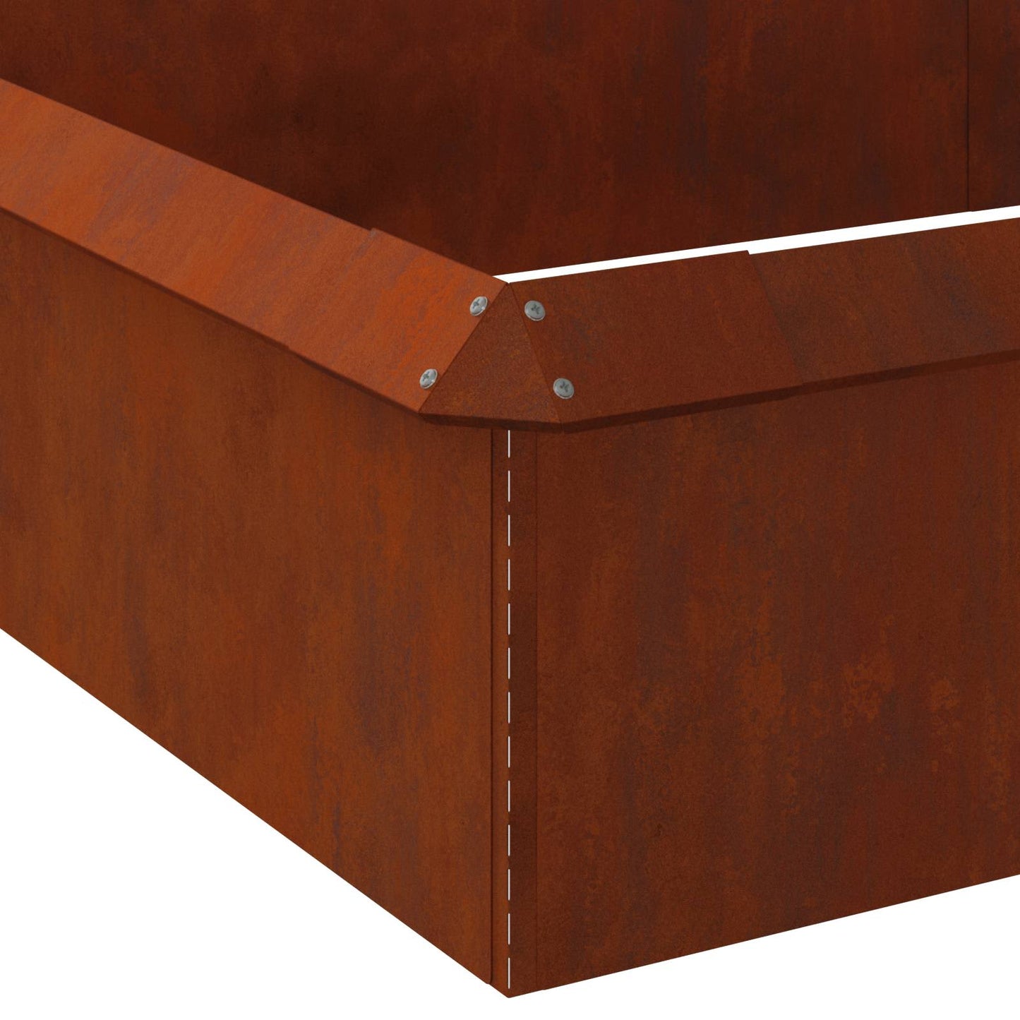 Snail Fences 16 pcs 100 x 3.5 x 25 cm Weathering Steel Rusty