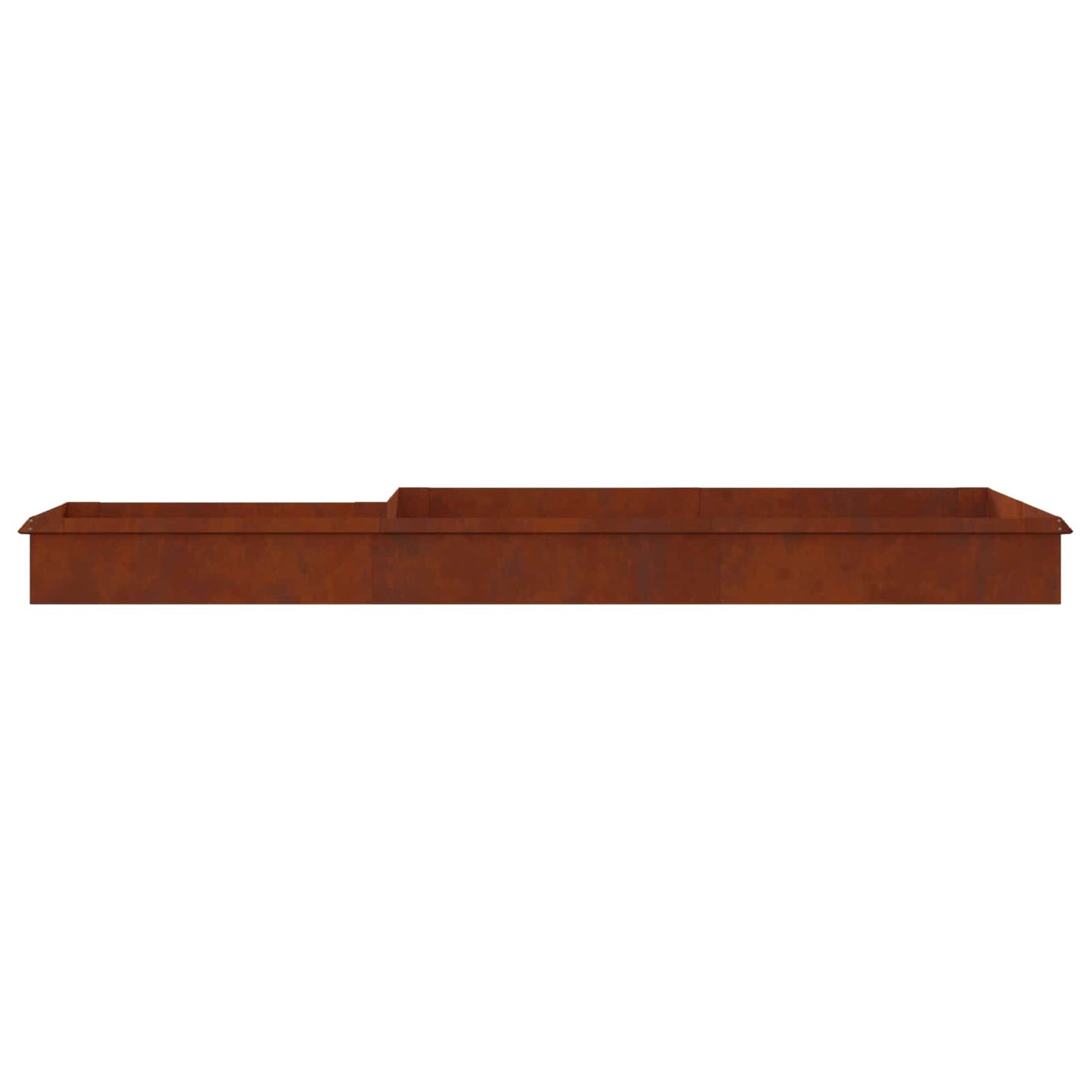 Snail Fences 16 pcs 100 x 3.5 x 25 cm Weathering Steel Rusty