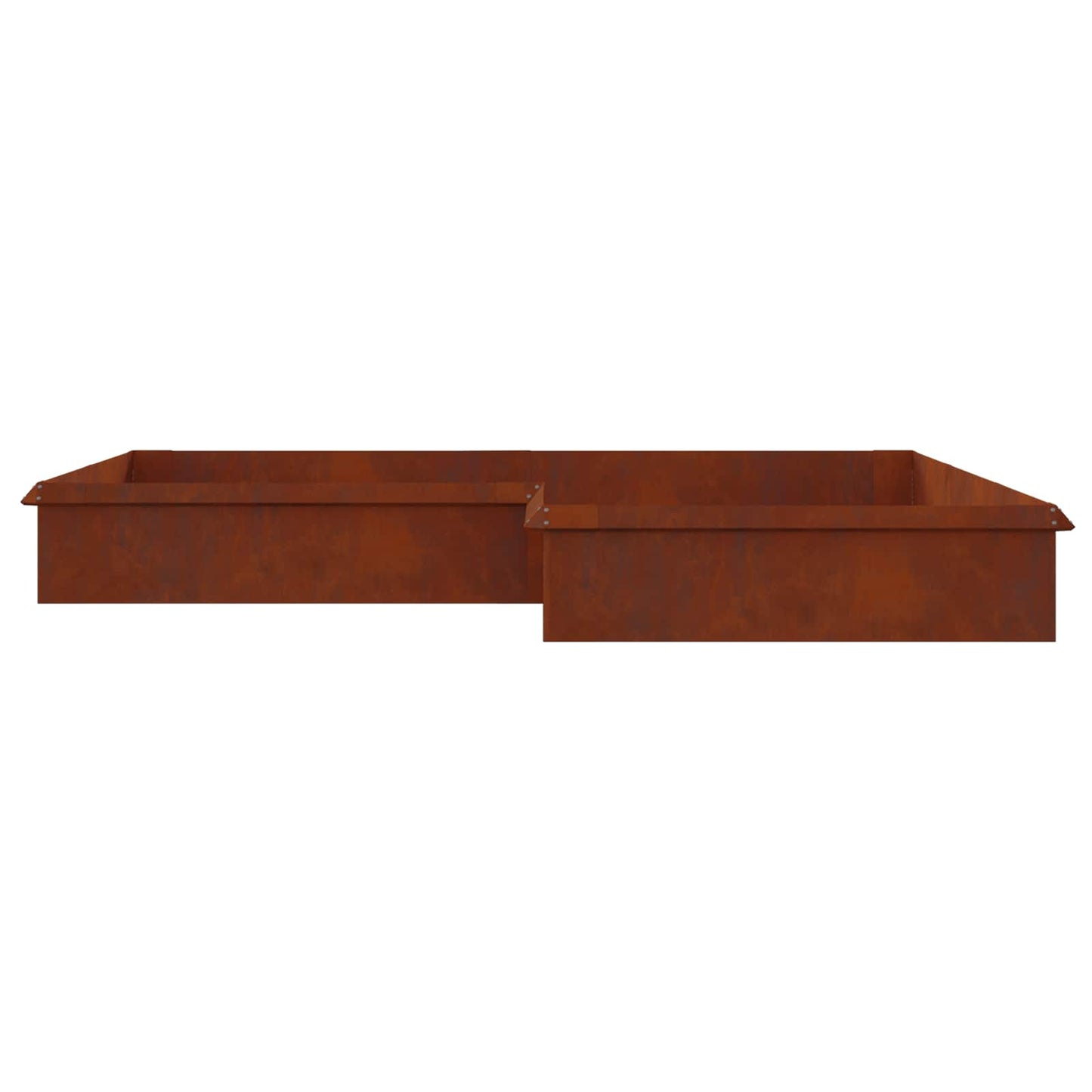 Snail Fences 16 pcs 100 x 3.5 x 25 cm Weathering Steel Rusty
