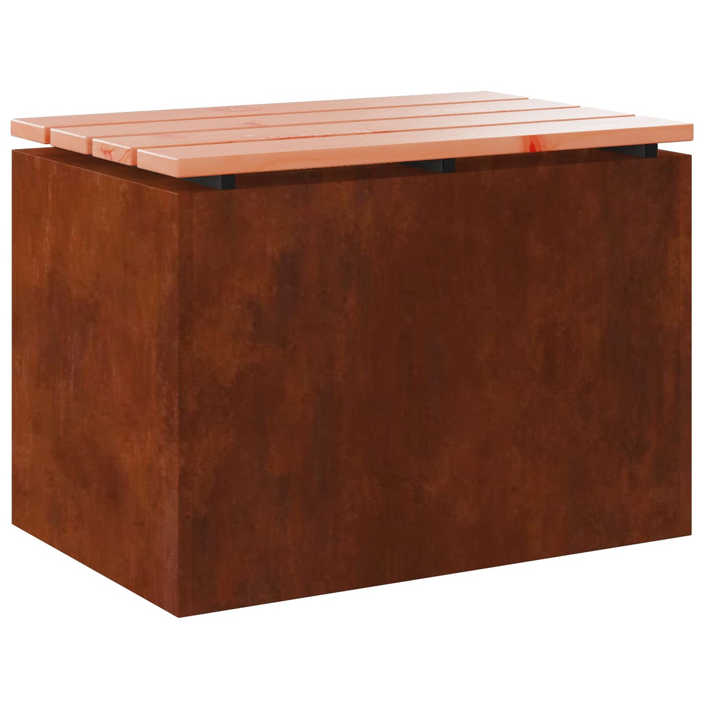 Garden Bench 1 -Seater 60 x 40 x 43 cm Rusty Rectangular