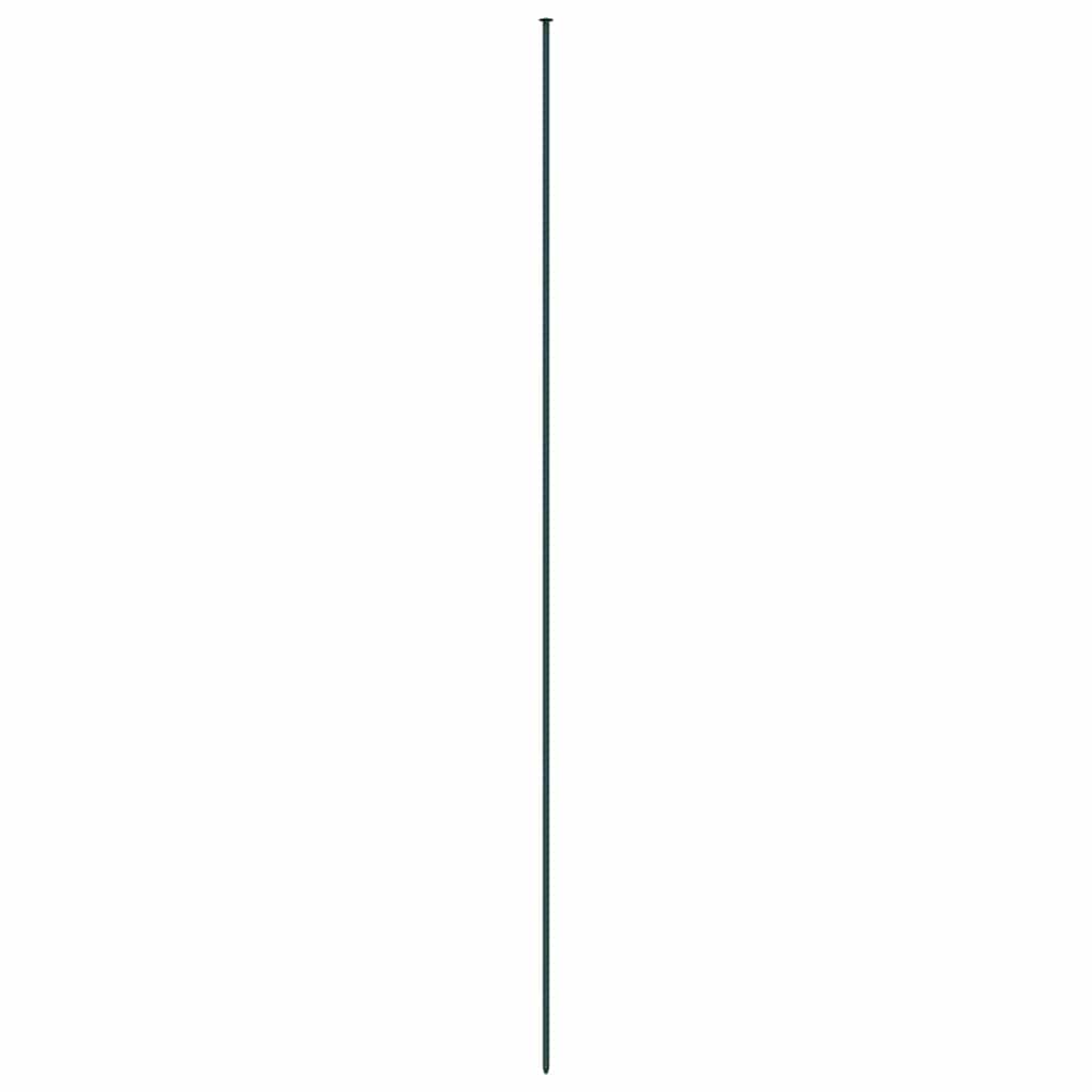Pond Fence Set 8 pcs Green 50 x 80 cm Steel