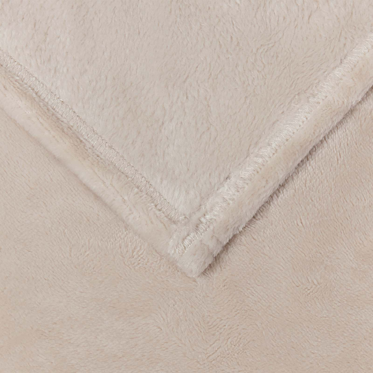 Throw Blanket Beige 270 x 240 cm 1.71 kg Fleece