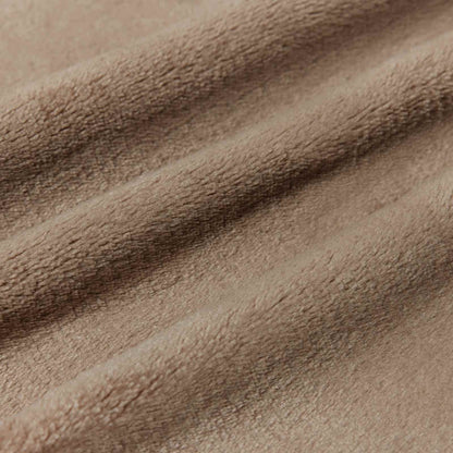 Throw Blanket Camel 130 x 150 cm Fleece