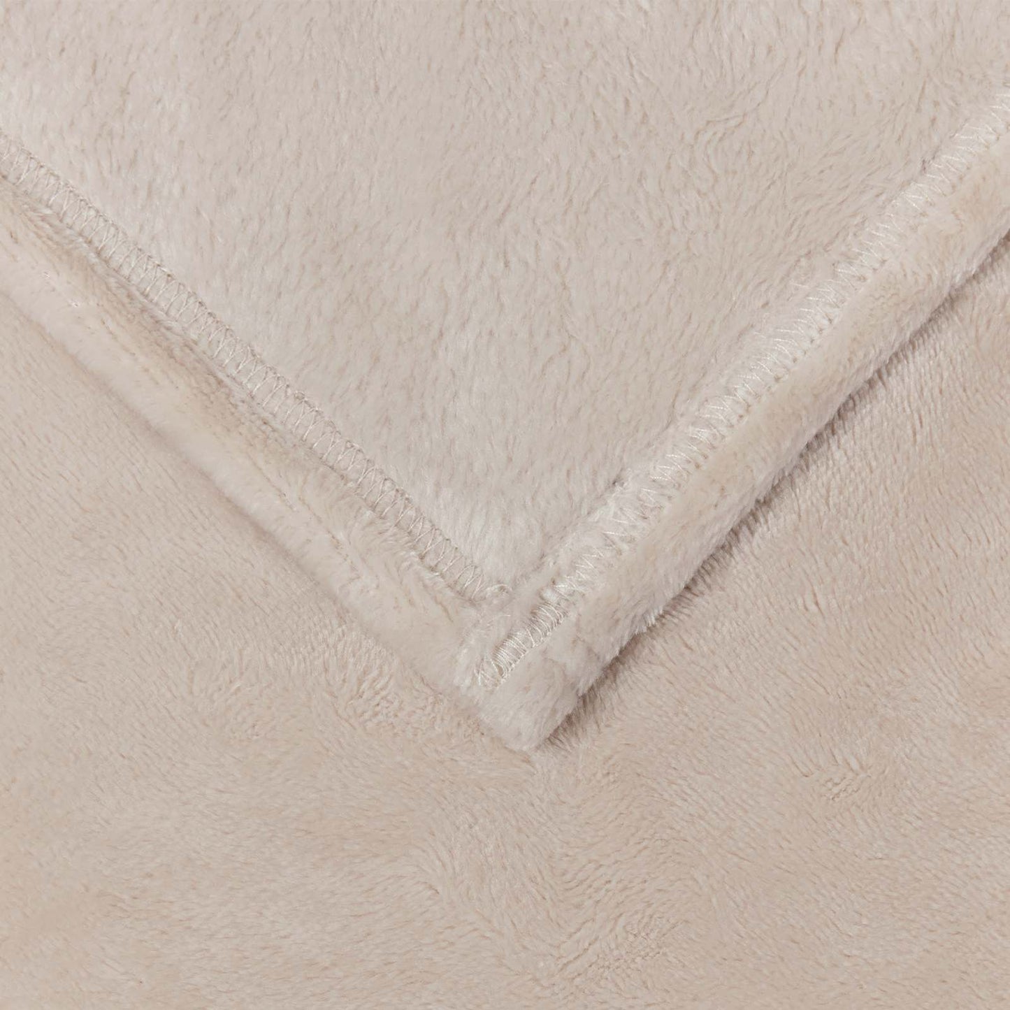 Throw Blankets 6 pcs Beige 220 x 240 cm Fleece
