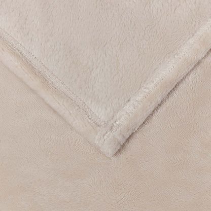 Throw Blankets 6 pcs Beige 240 x 270 cm Fleece