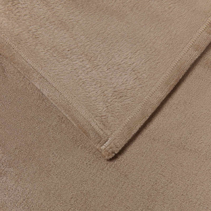 Throw Blankets 6 pcs Camel 220 x 240 cm Fleece