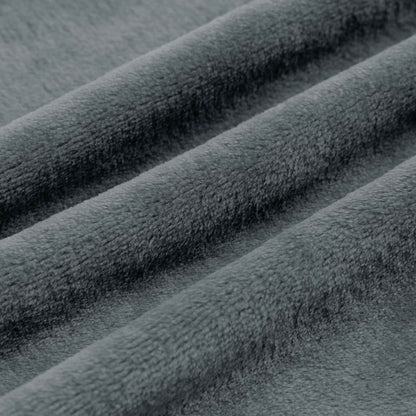 Throw Blankets 6 pcs Dark Grey 150 x 200 cm Fleece