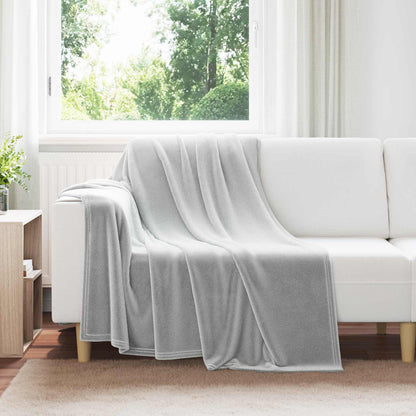 Throw Blankets 6 pcs Grey 150 x 200 cm Fleece