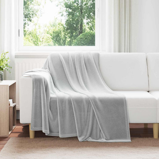Throw Blankets 6 pcs Grey 150 x 200 cm 4.68 kg Fleece