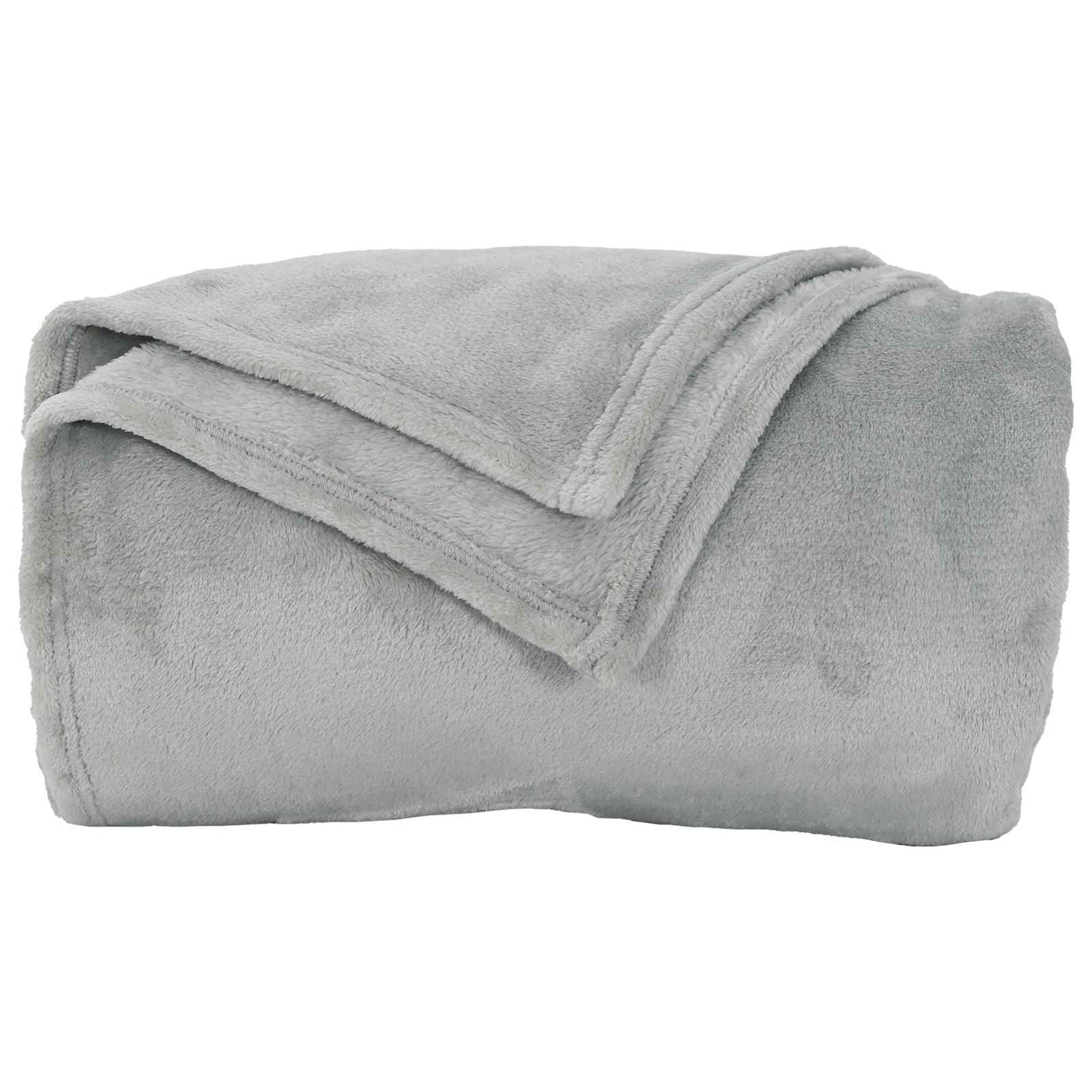 Throw Blankets 6 pcs Grey 240 x 270 cm Fleece