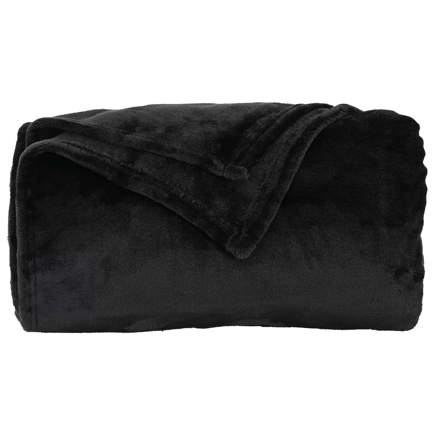 Throw Blankets 6 pcs Black 150 x 200 cm Fleece