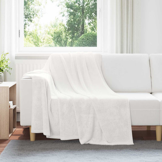 Throw Blankets 6 pcs White 150 x 200 cm 4.68 kg Fleece