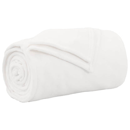 Throw Blankets 6 pcs White 240 x 270 cm Fleece