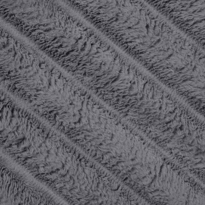 Throw Blanket Dark Grey 200 x 150 cm Fleece