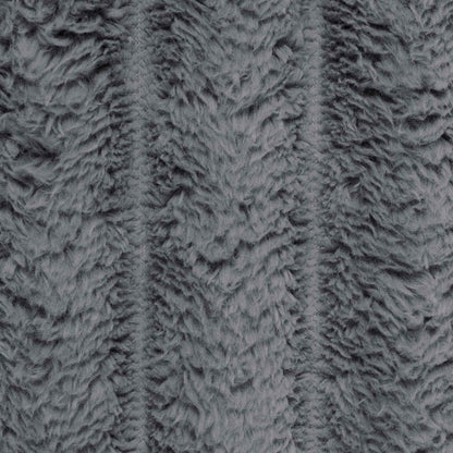 Throw Blanket Dark Grey 270 x 240 cm Fleece