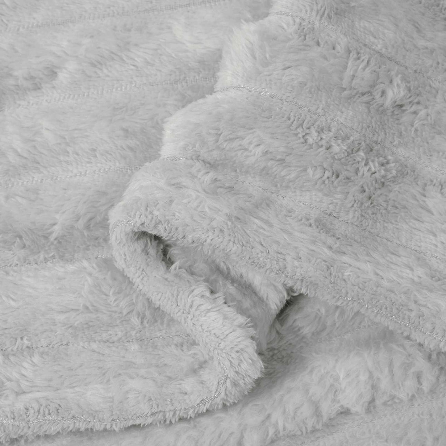 Throw Blanket Grey 150 x 130 cm Fleece