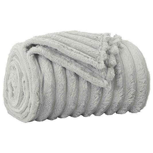 Throw Blanket Grey 150 x 130 cm 0.45 kg Fleece