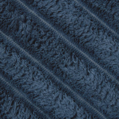 Throw Blanket Navy Blue 270 x 240 cm Fleece
