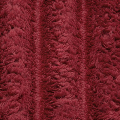 Throw Blanket Bordeaux Red 200 x 150 cm Fleece