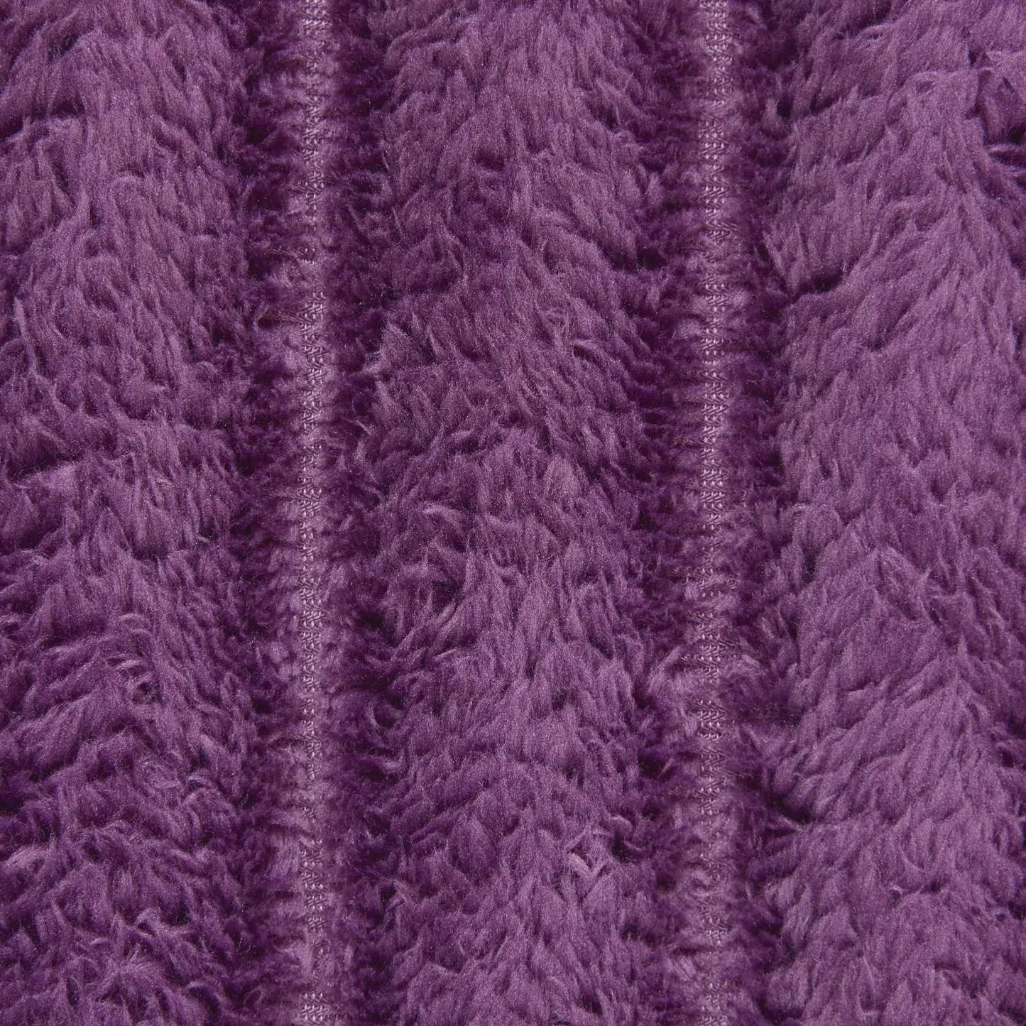 Throw Blanket Purple 150 x 130 cm Fleece