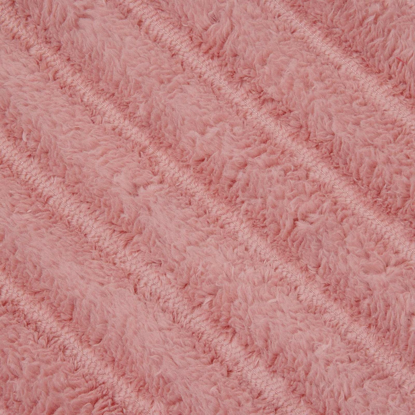Throw Blanket Pink 150 x 130 cm Fleece