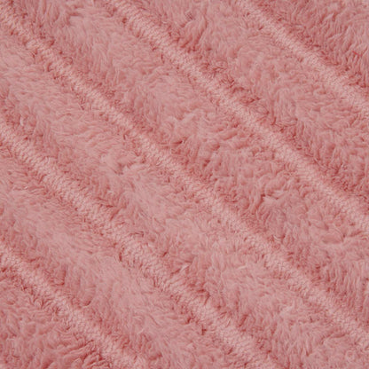 Throw Blanket Pink 270 x 240 cm Fleece