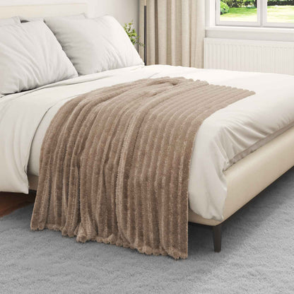 Throw Blankets 6 pcs Camel 150 x 130 cm Fleece