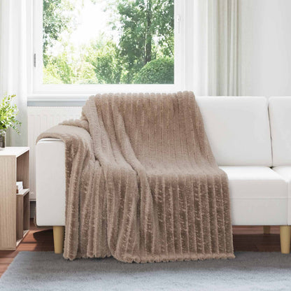 Throw Blankets 6 pcs Camel 200 x 150 cm Fleece